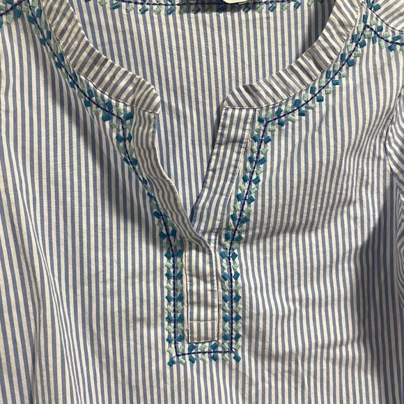 Vineyard‎ Vines Savannah Pop Embroidered Top Size S - Picture 4 of 9